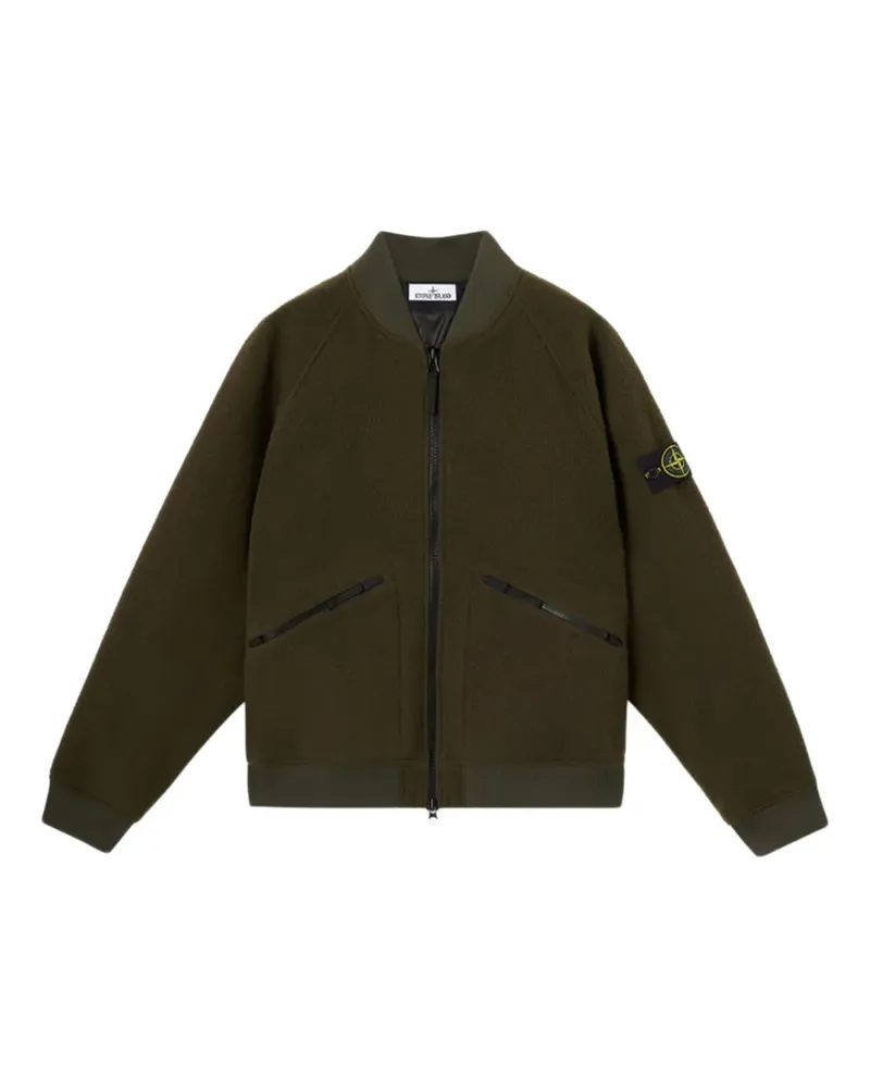 Stone Island zip-fastening jacket - Grün Grün