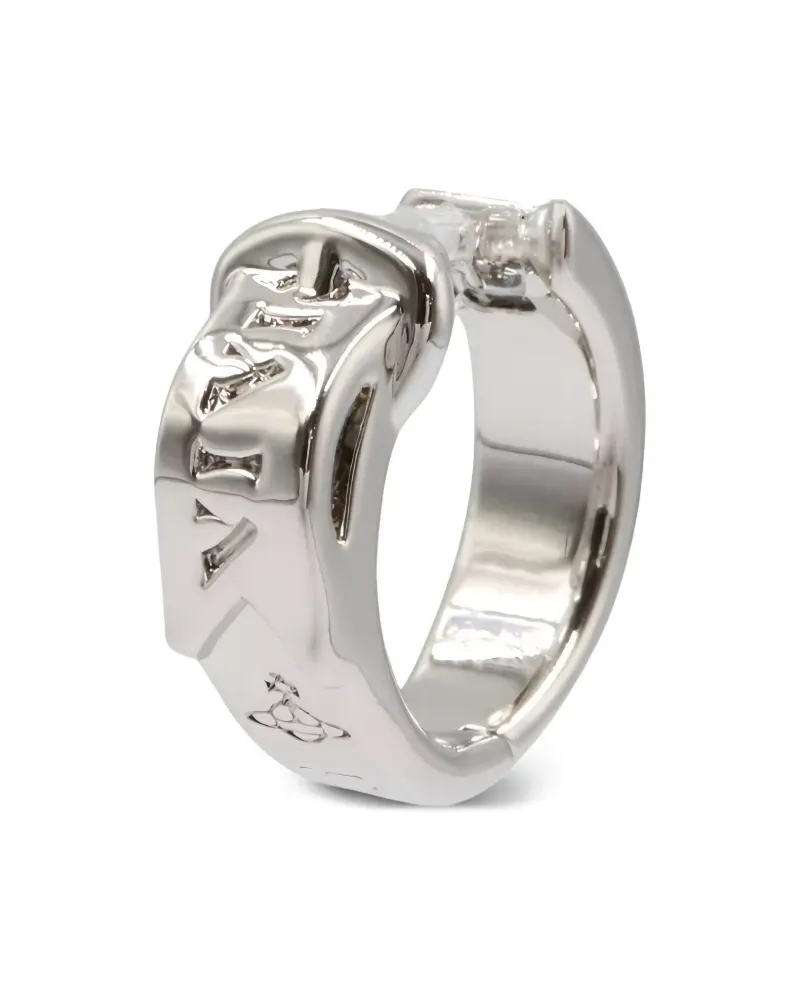 Vivienne Westwood 2020 Creolen mit Huggie-Detail - Silber Silber