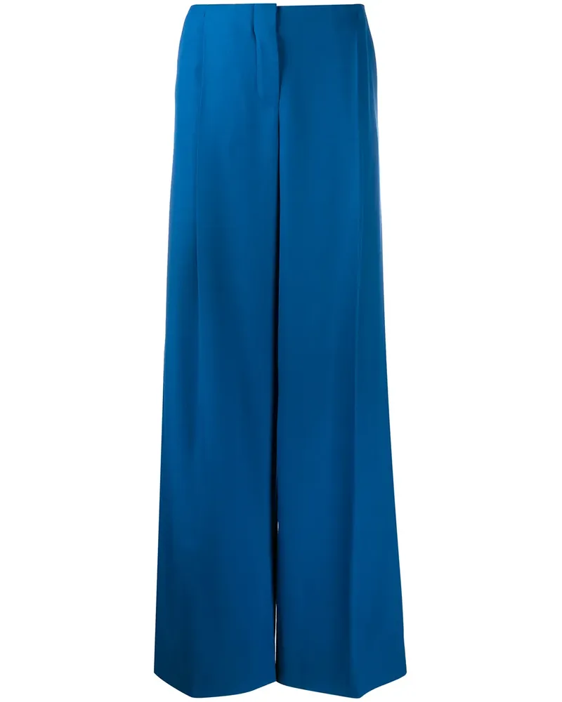 Nina Ricci Hose mit weitem Bein - Blau Blau