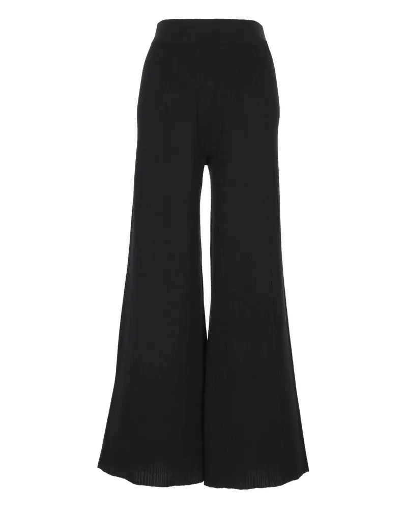 AGNONA flared trousers - Schwarz Schwarz