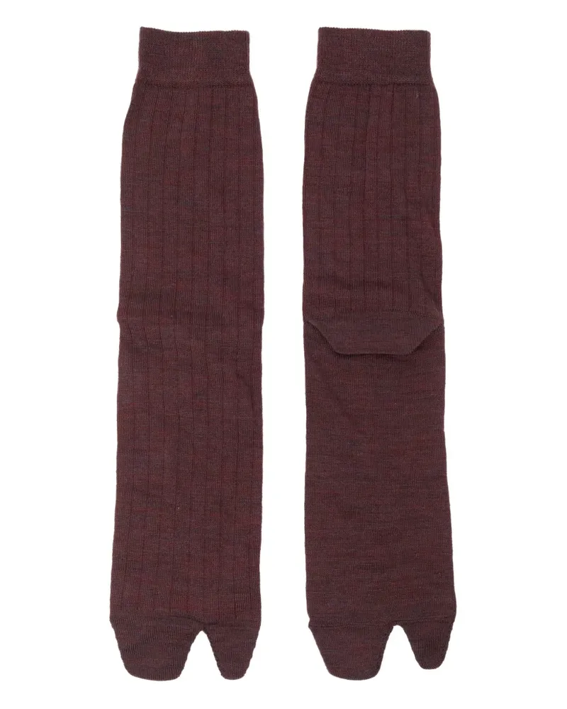Maison Margiela Tabi socks - Braun Braun
