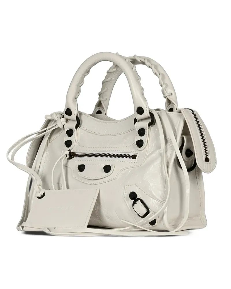 Balenciaga Mini Le City Tote Bag - Weiß Weiß