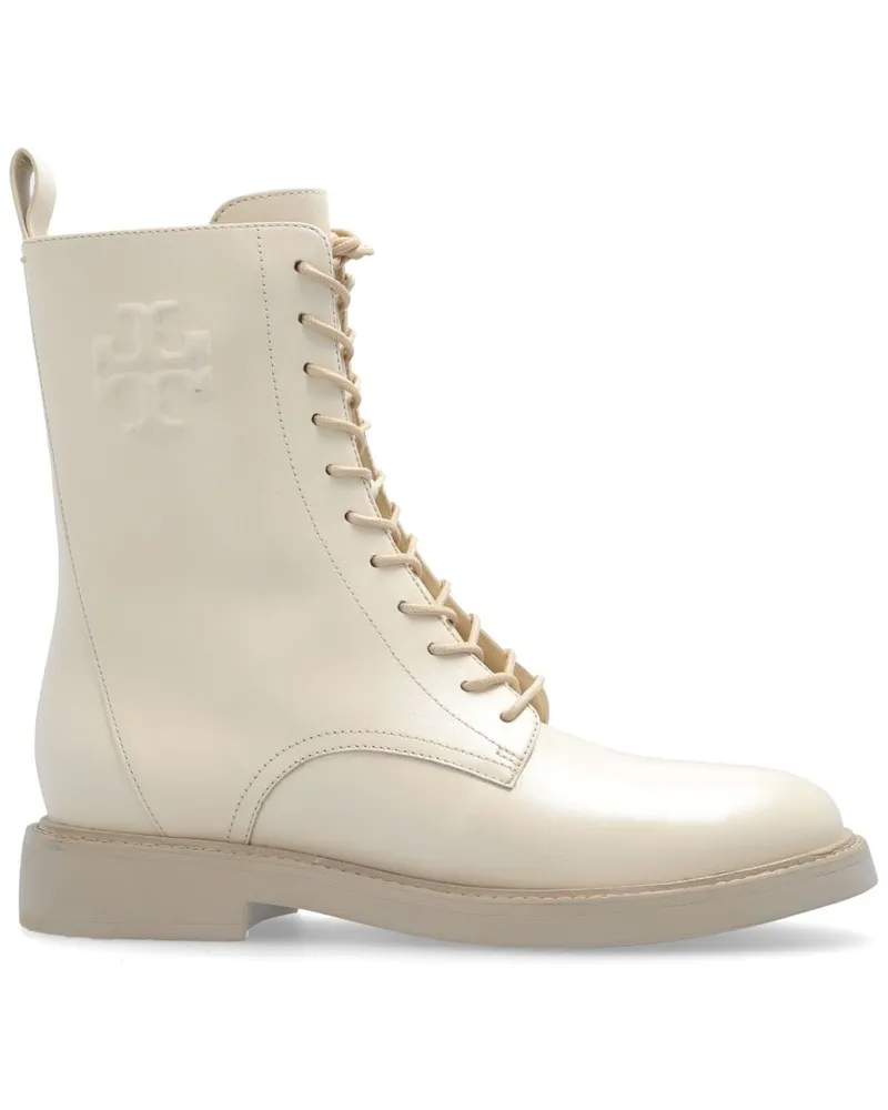 Tory Burch Stiefel aus Leder - Nude Nude
