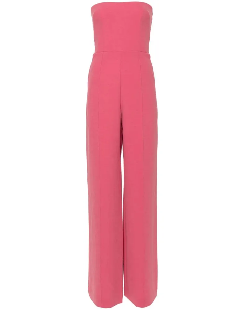 Alex Perry Schulterfreier Jumpsuit Rosa