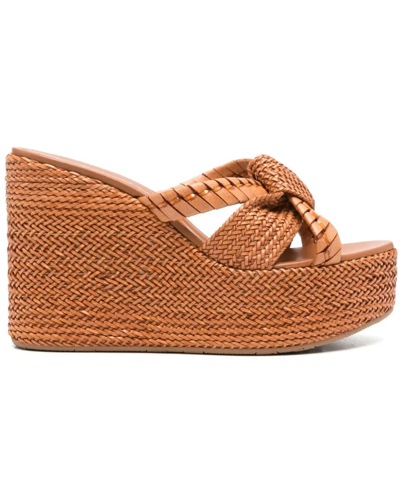 Casadei Formentera Wedge-Sandalen 130mm - Braun Braun