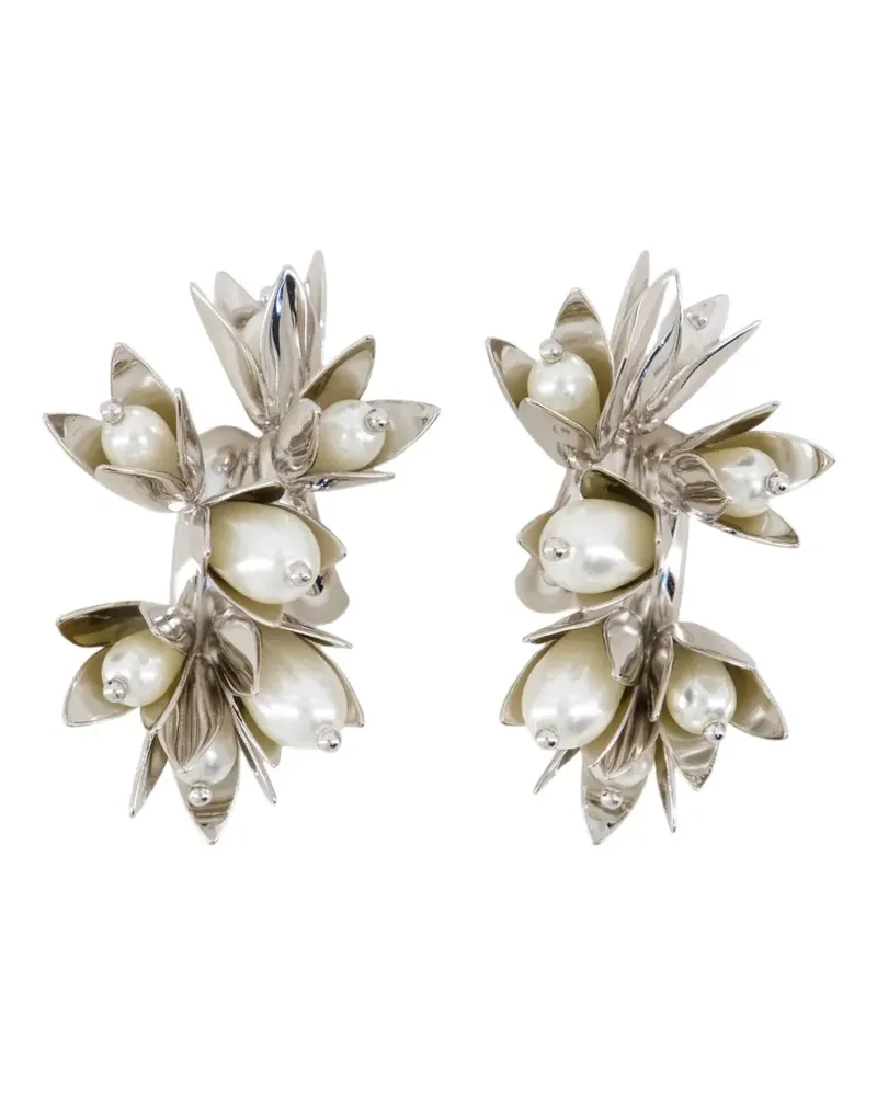 Simone Rocha Ohrringe mit Perlen - Silber Silber