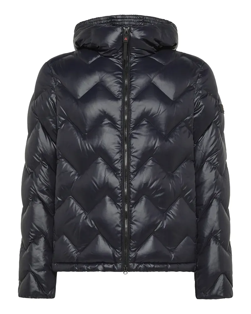 Peuterey Gesteppte Kapuzenjacke - Blau Blau