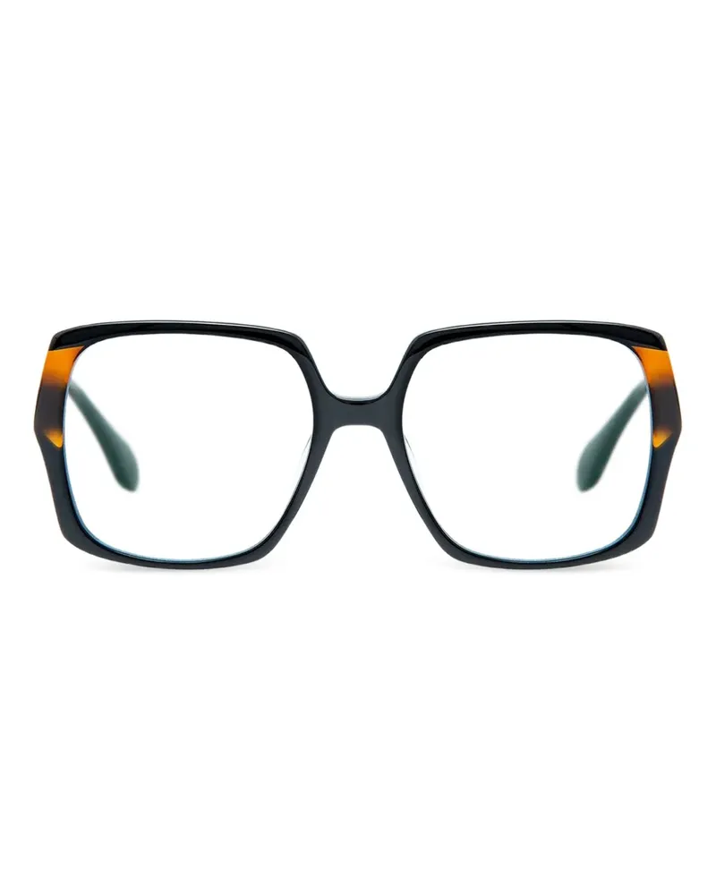GIGI STUDIOS Ria Brille mit geometrischem Gestell - Schwarz Schwarz