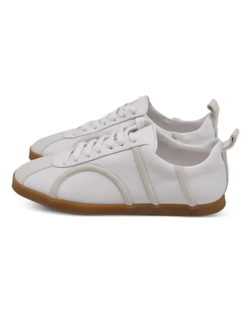Totême 2023 round-toe sneakers - Weiß Weiß