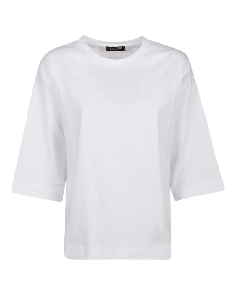 ARAGONA three-quarter sleeve T-shirt - Weiß Weiß
