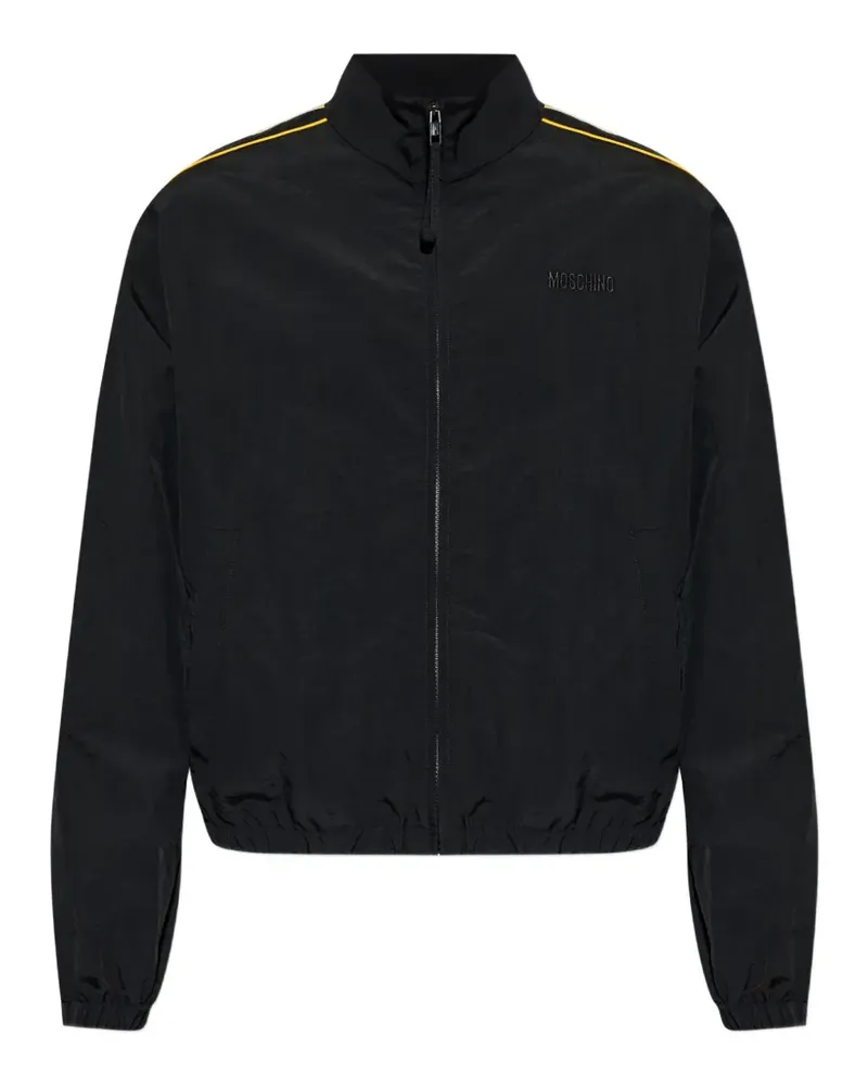 Moschino stand-up collar jacket - Schwarz Schwarz