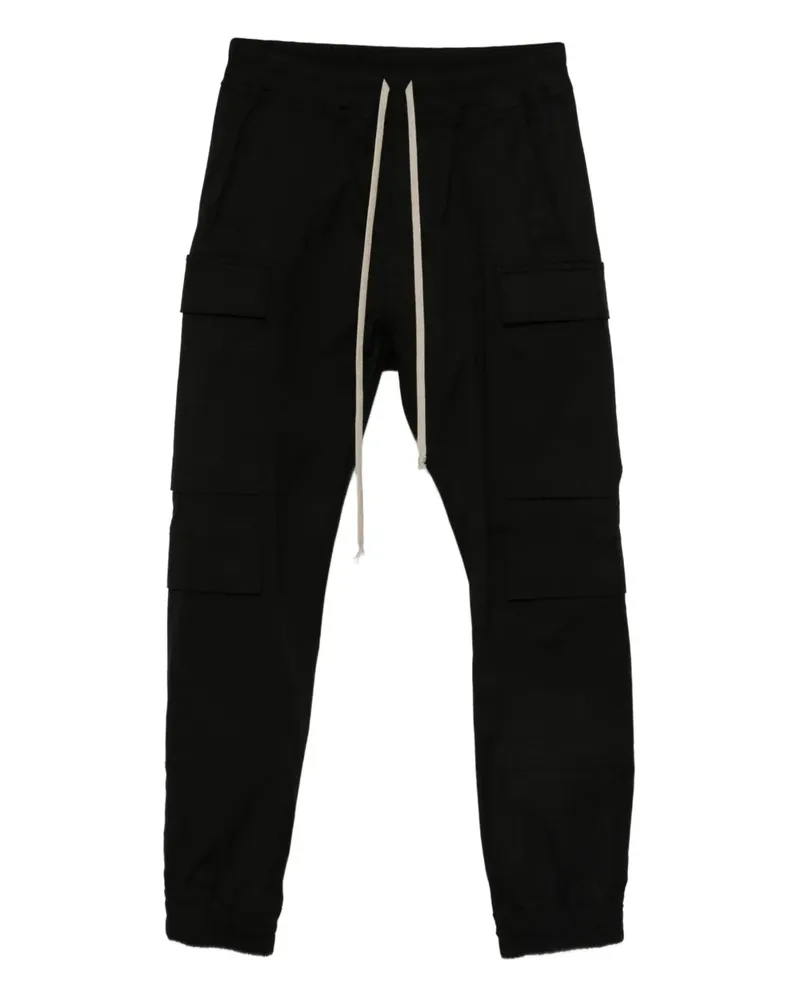 Rick Owens Cargohose mit Kordelzug - Schwarz Schwarz