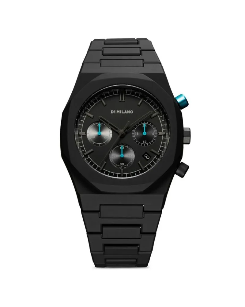 D1 Milano Polychrono 40,5mm - Schwarz Schwarz