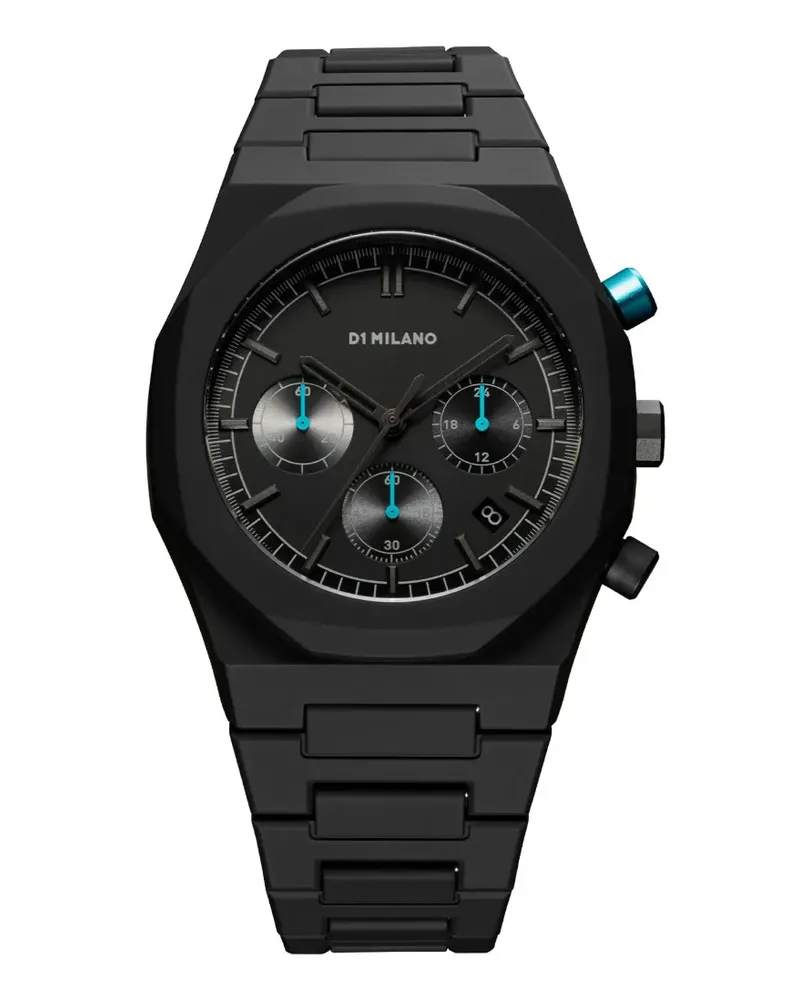 D1 Milano Polychrono 40,5mm - Schwarz Schwarz
