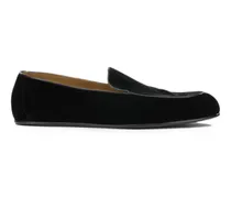 Loafer aus Samt - Schwarz