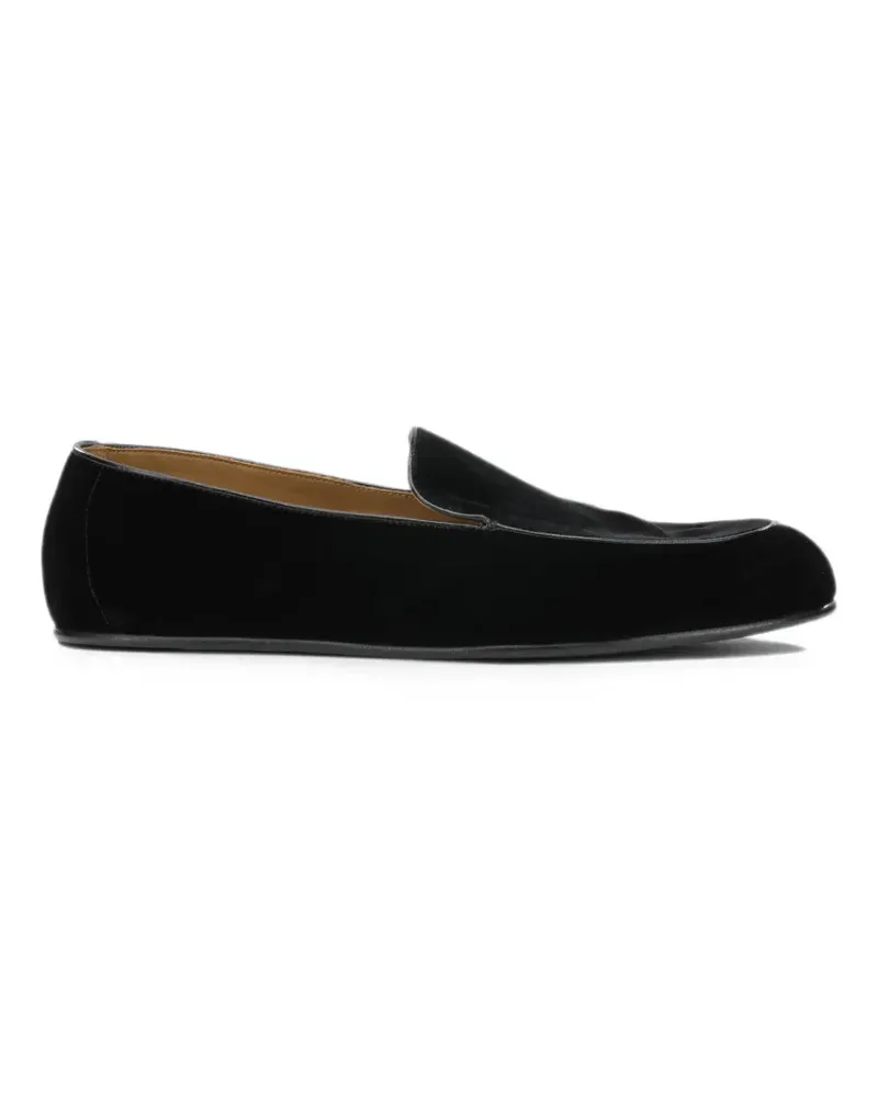 Tom Ford velvet piping loafers - Schwarz Schwarz