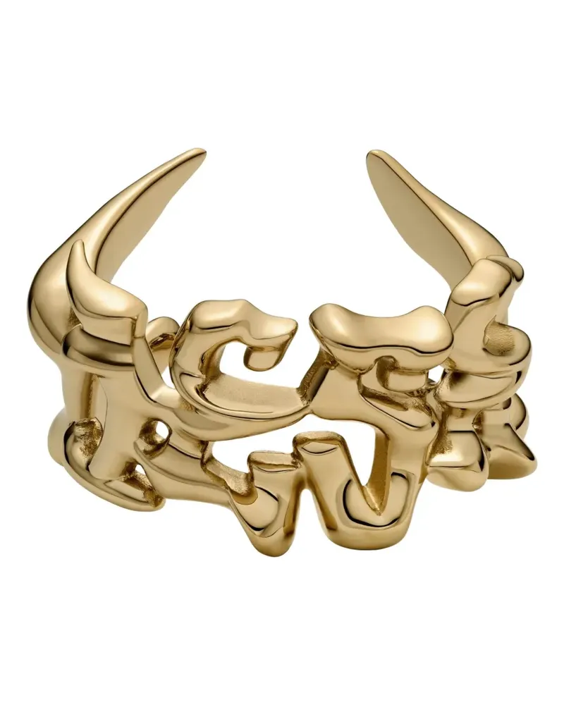 Diesel stainless steel cuff bracelet - Gold Gold