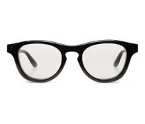 Dieter Sonnenbrille mit rundem Gestell - Schwarz