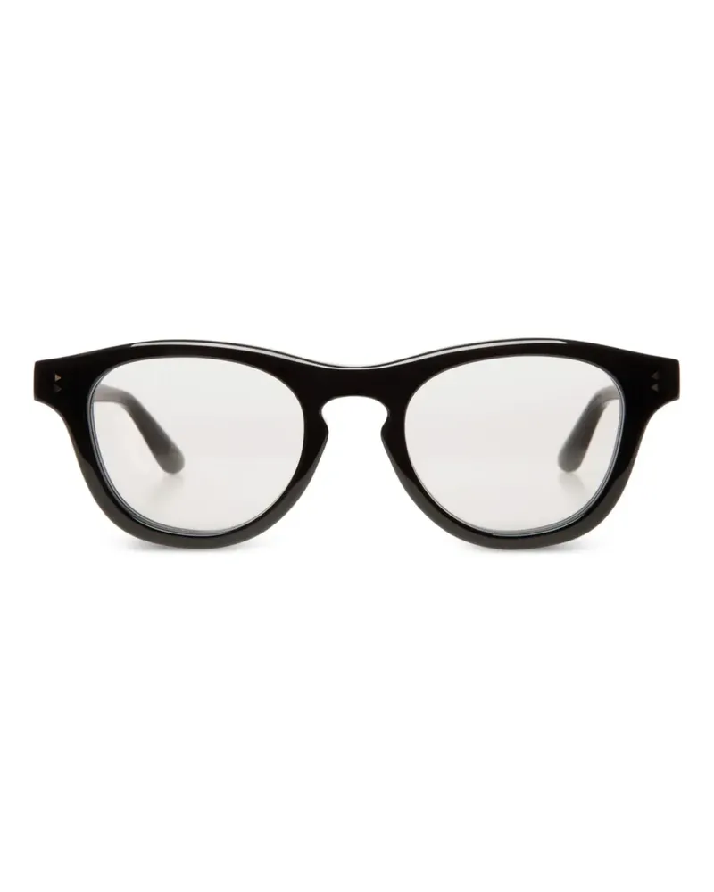 Bally Dieter Sonnenbrille mit rundem Gestell - Schwarz Schwarz