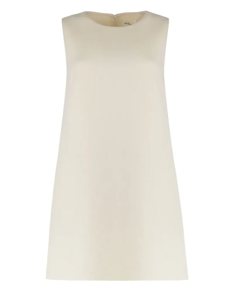 P.A.R.O.S.H. Ärmelloses Minikleid - Weiß Weiß