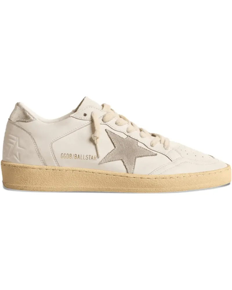 Golden Goose Ball Star "White/Ice/Grey" Sneakers - Nude Nude