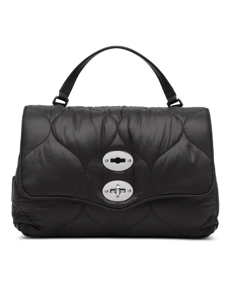 Zanellato Kleine Postina Handtasche - Schwarz Schwarz