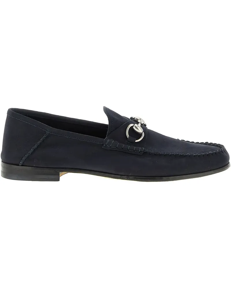 Gucci Gigi Loafer aus Wildleder - Blau Blau