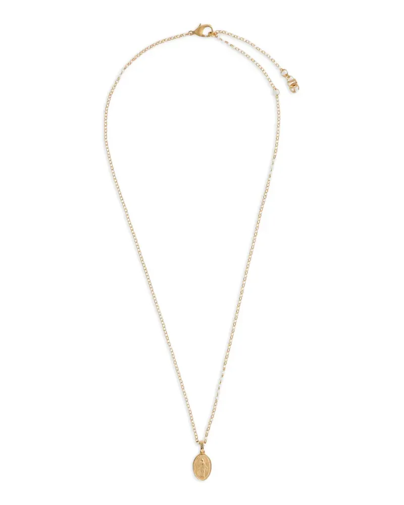 Dolce & Gabbana Halskette mit ovalem Anhänger - Gold Gold