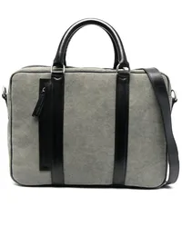 Officine Creative Italia Laptoptasche aus Leder Grün