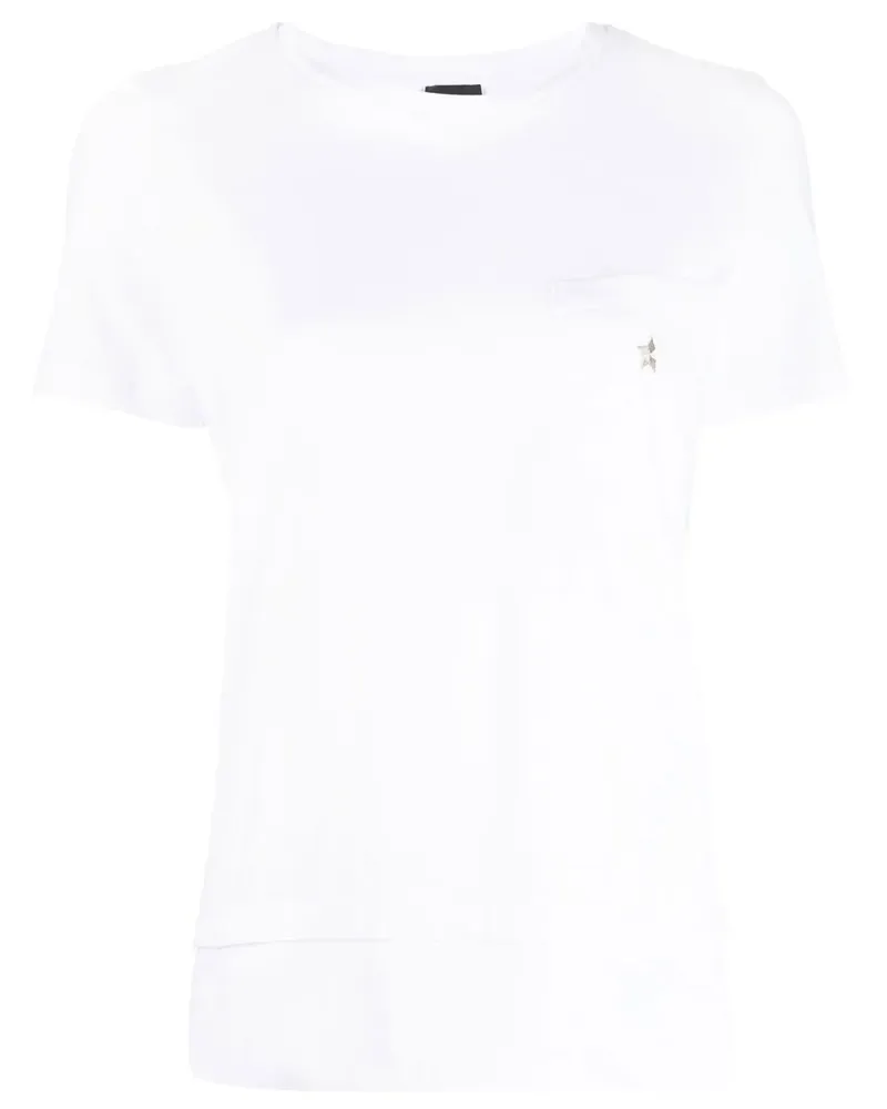 Lorena Antoniazzi Sweatshirt mit Logo-Stickerei - Weiß Weiß