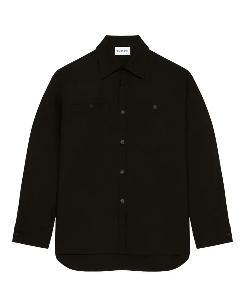 Givenchy Couture Seam Hemd aus Flanell - Schwarz Schwarz
