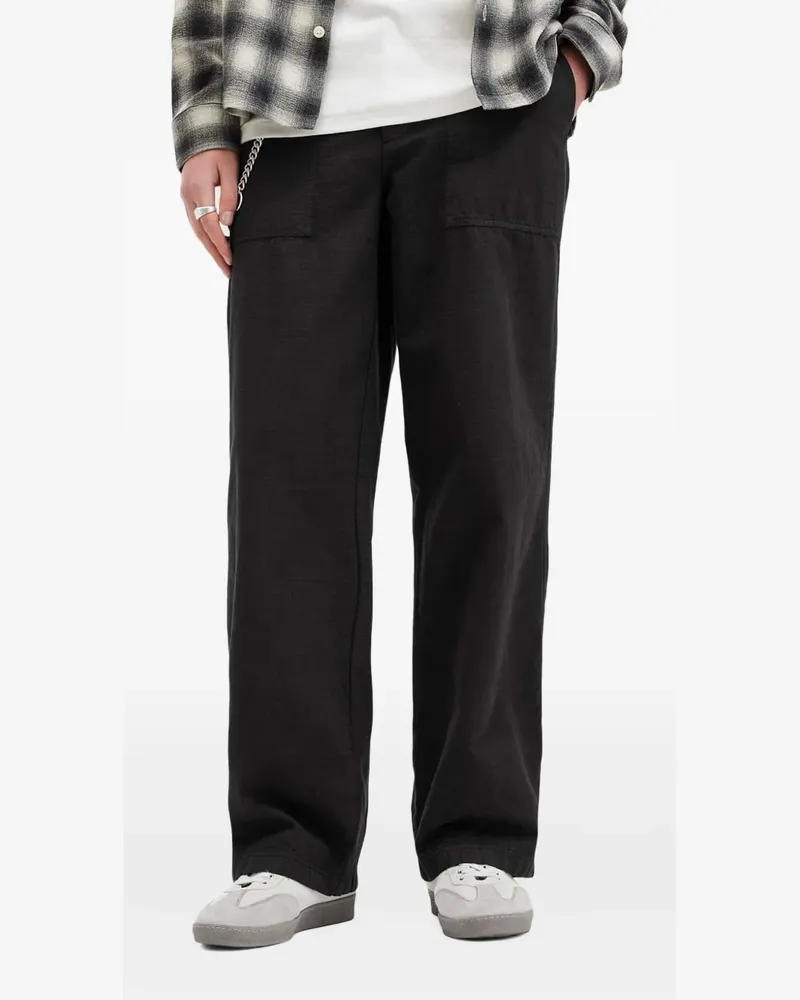 AllSaints Hose aus Bio-Baumwolle - Schwarz Schwarz