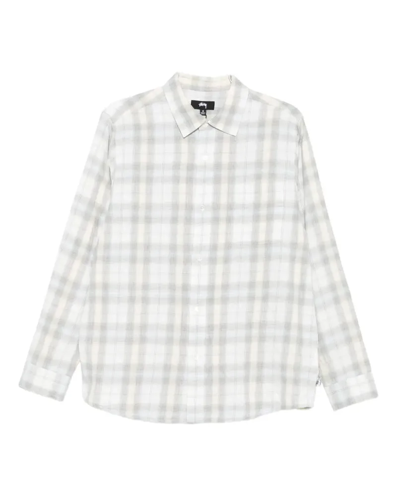 Stüssy Kariertes Hemd - Weiß Weiß