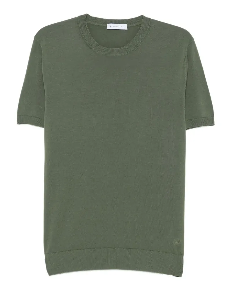 Manuel Ritz fine-knit cotton T-shirt - Grün Grün