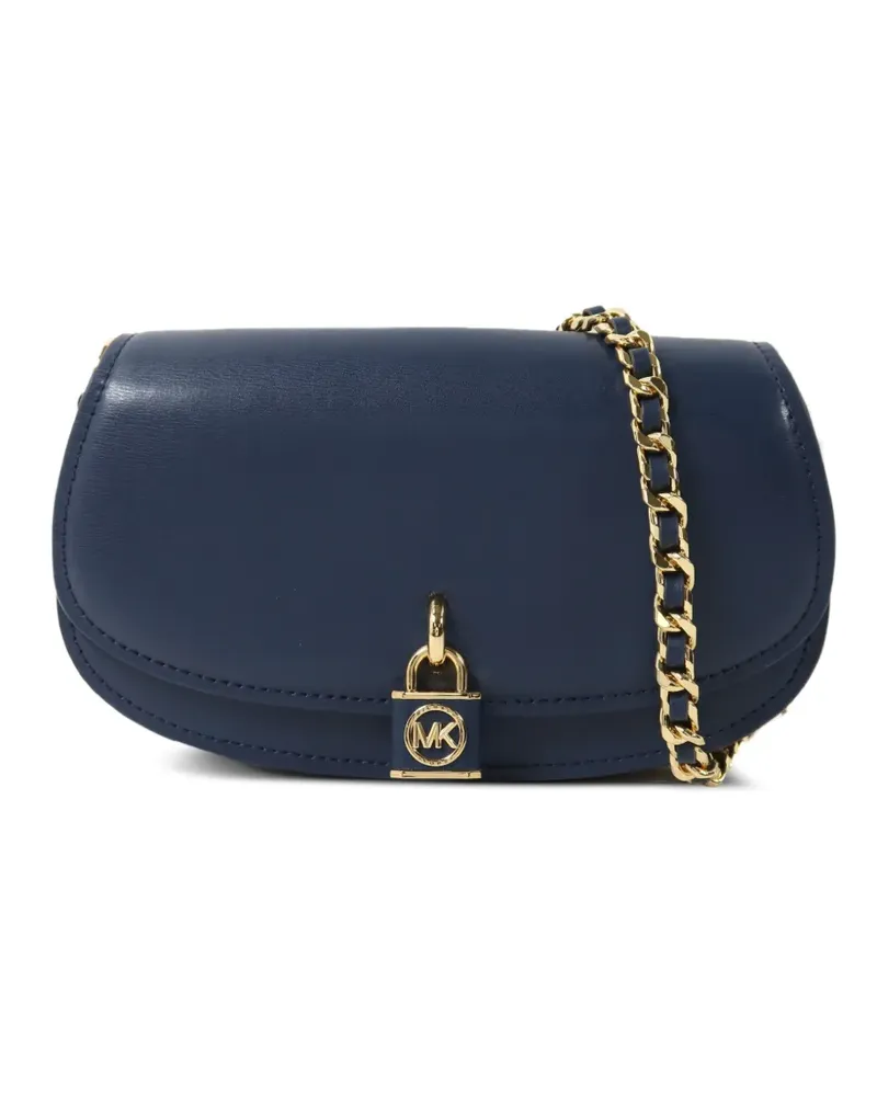 Michael Kors padlock-detail chain-strap shoulder bag - Blau Blau