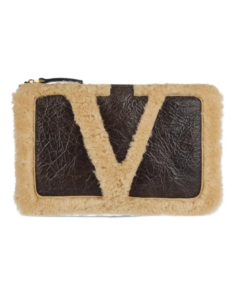 Valentino Garavani Viva Superstar Tasche aus Schafsleder - Braun Braun