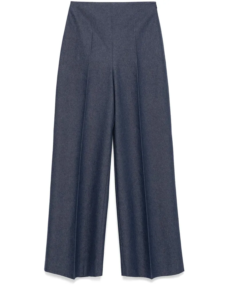 Róhe Hose mit Bügelfalten - Blau Blau