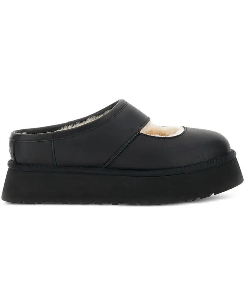 UGG Bea Mules mit Plateau - Schwarz Schwarz