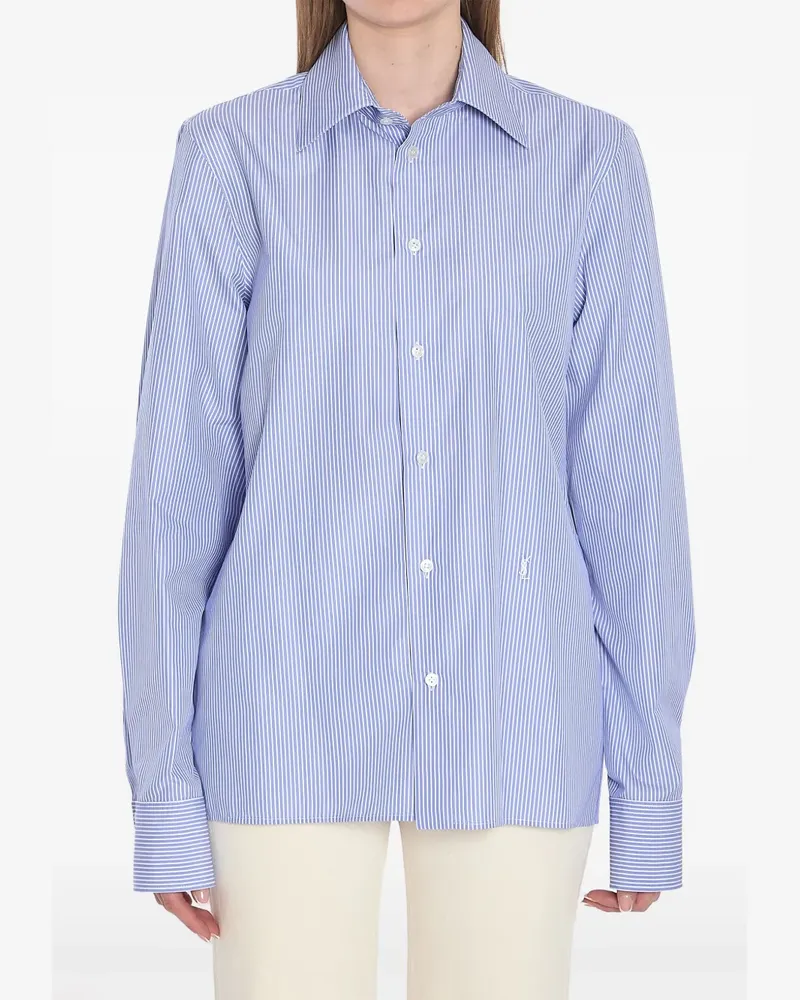 Saint Laurent Cassandre Hemd - Blau Blau