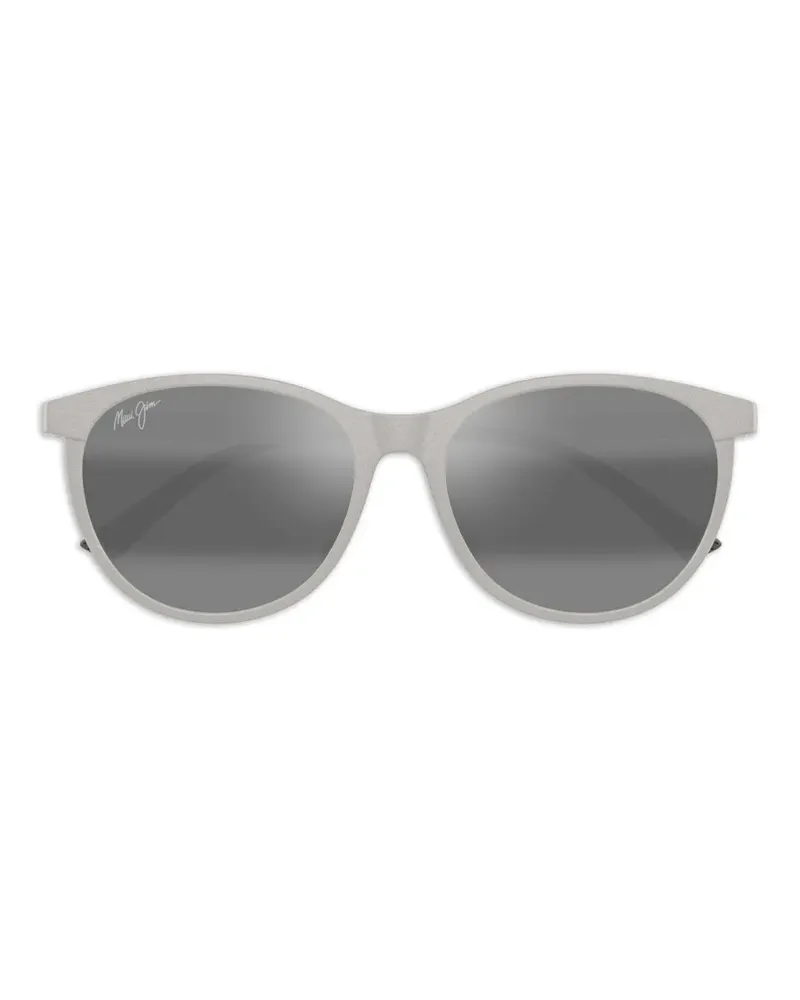 Maui Jim Sonnenbrille mit rundem Gestell - Grau Grau
