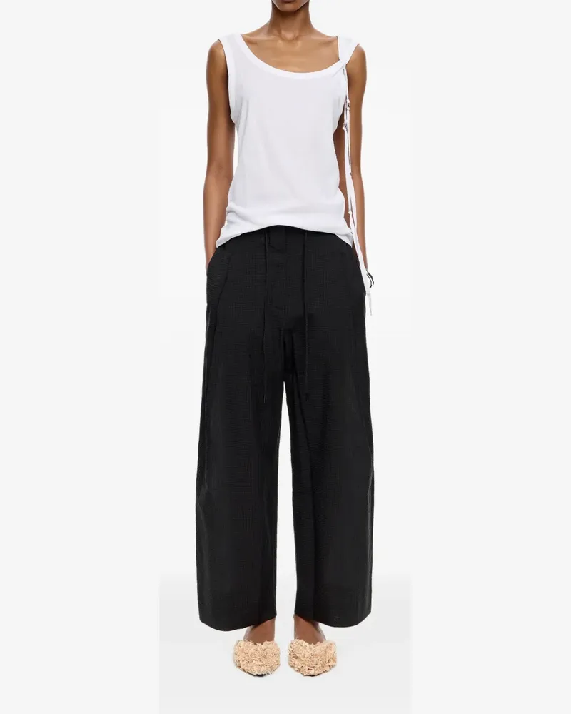 BIMBA Y LOLA Strukturierte Hose mit Abnähern - Schwarz Schwarz