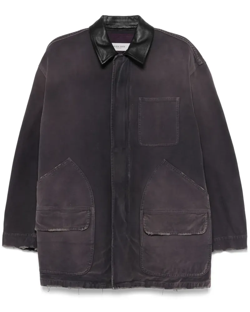 Golden Goose Jacke aus Canvas - Violett Violett
