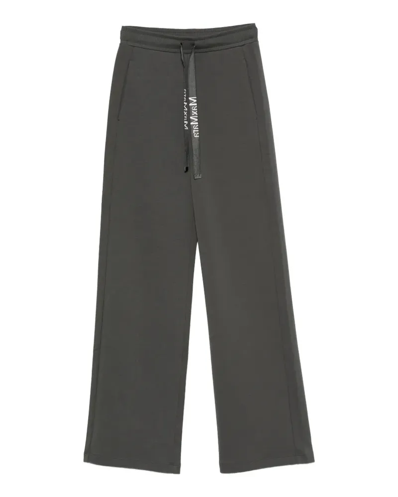 Max Mara Max Mara drawstring-waist track pants - Grau Grau