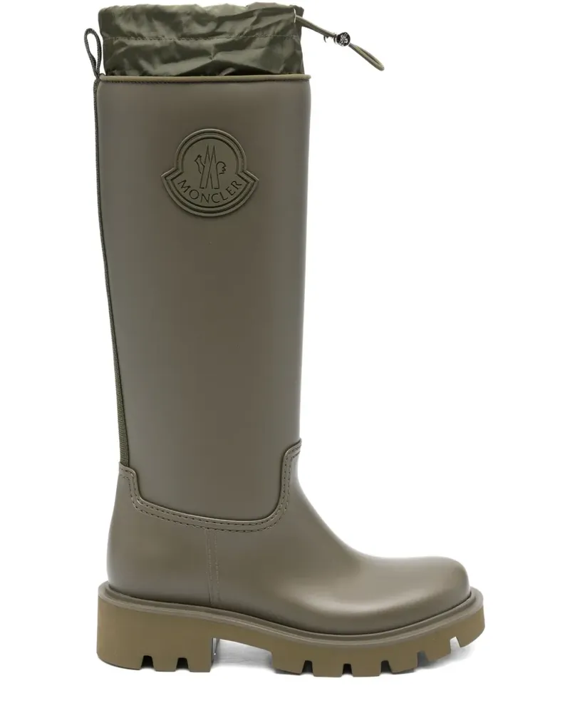 Moncler Regenstiefel mit Lasche - Grün Grün