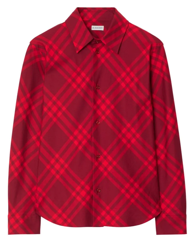 Burberry Kariertes Hemd - Rot Rot