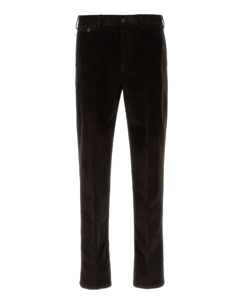 PT TORINO logo-patch trousers - Schwarz Schwarz