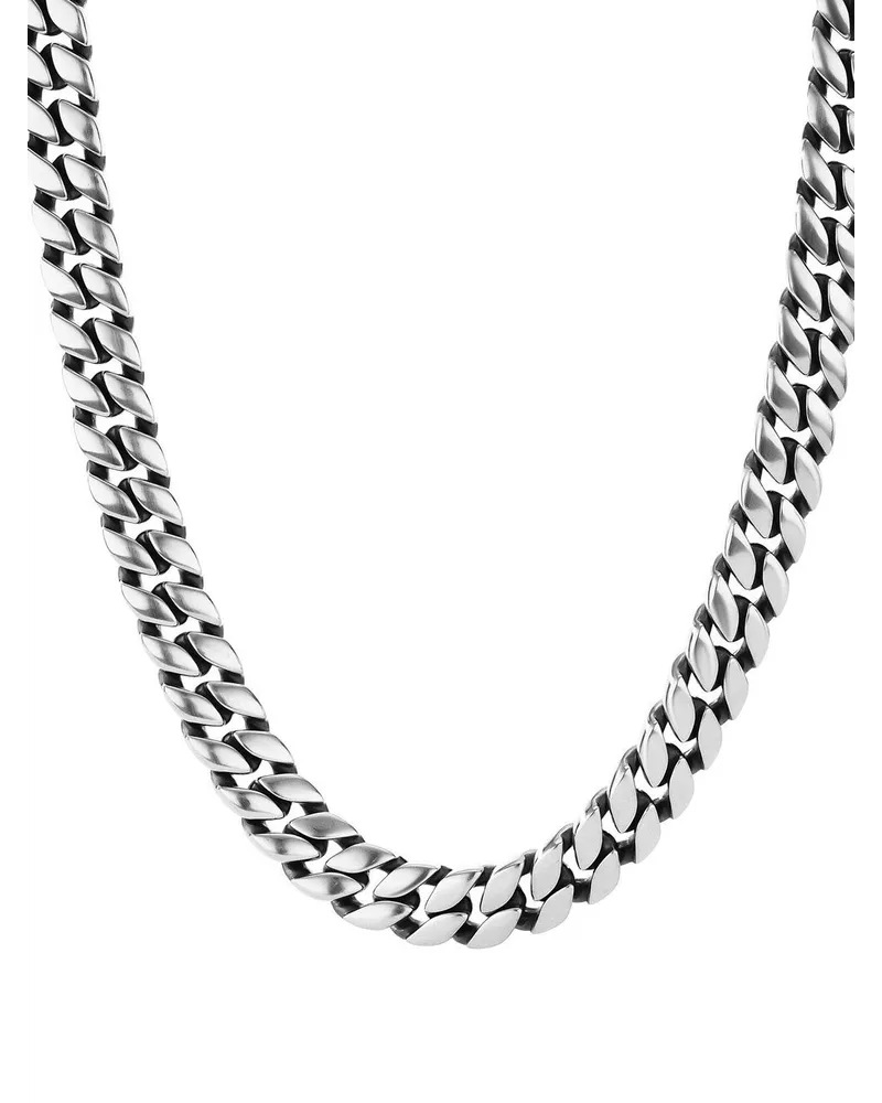 David Yurman Curb Chain Panzerkette aus Sterlingsilber Silber