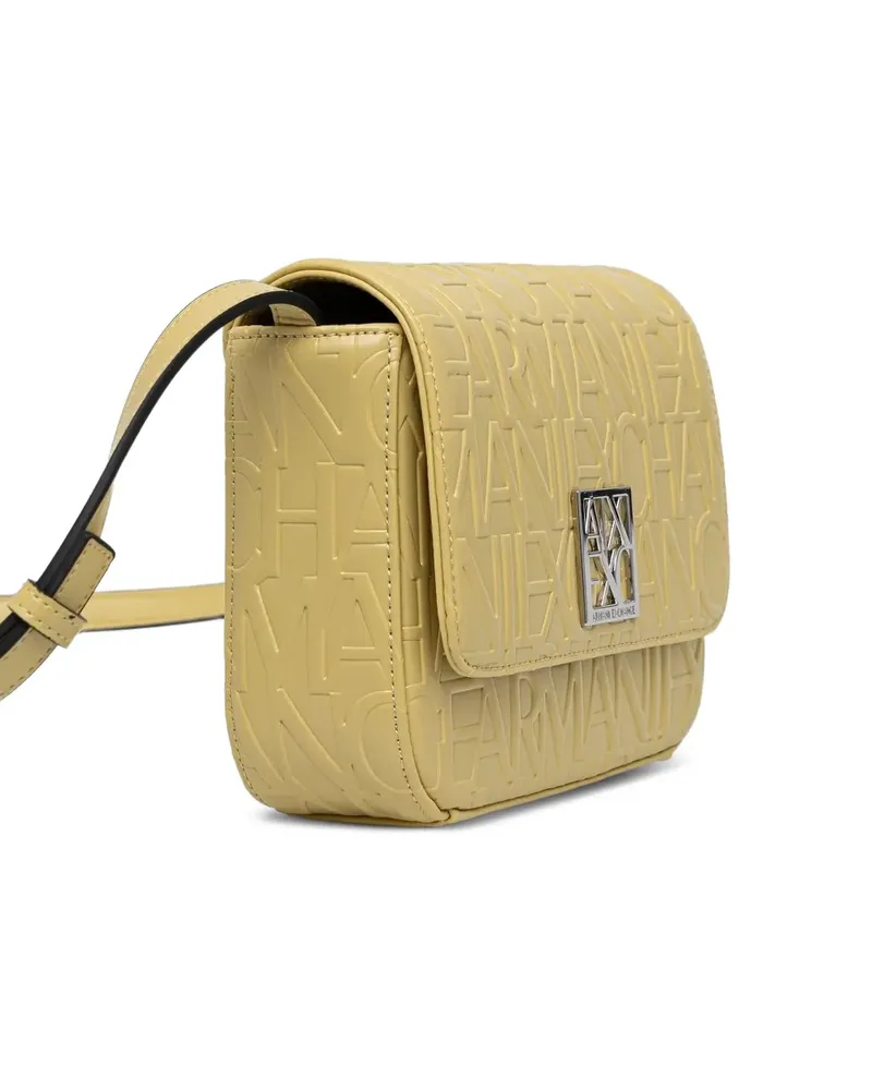 Armani Exchange Umhängetasche mit Logo - Gelb Gelb