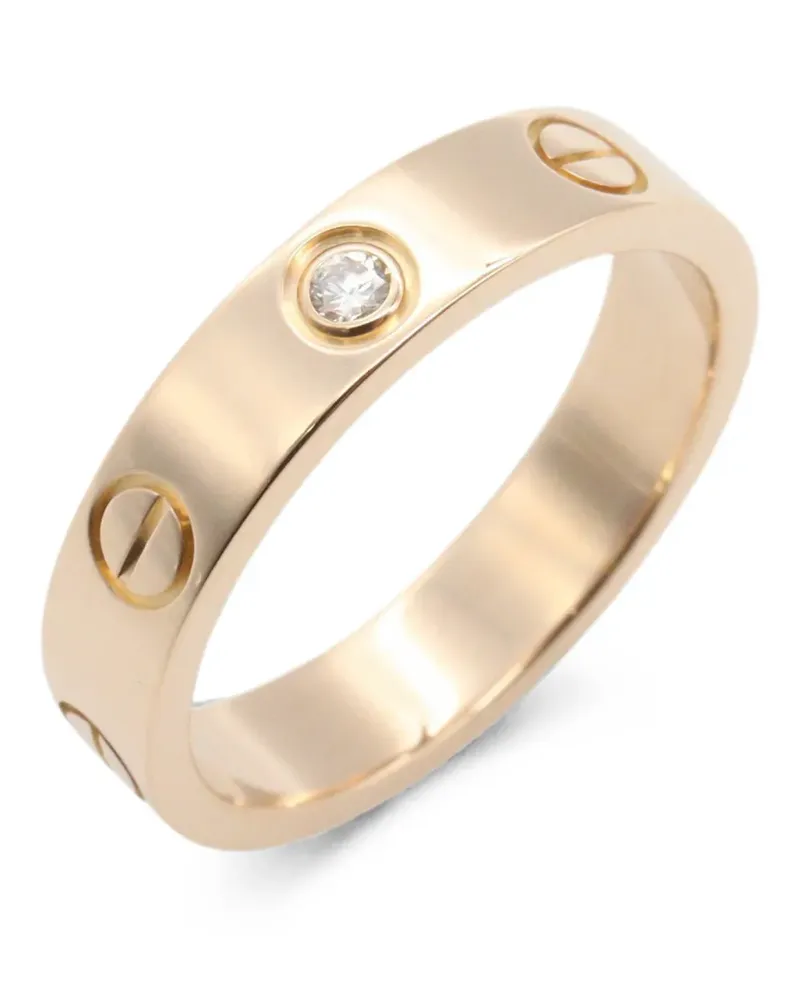 Cartier 2010s mini Love diamond ring - Rosa Rosa