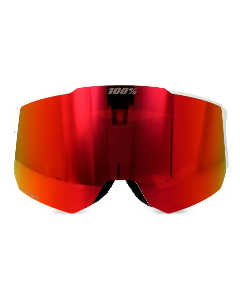 100% Eyewear Snowcraft Sonnenbrille mit Shield-Gestell - Nude Nude